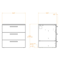 Brabura CT 90 Drawers