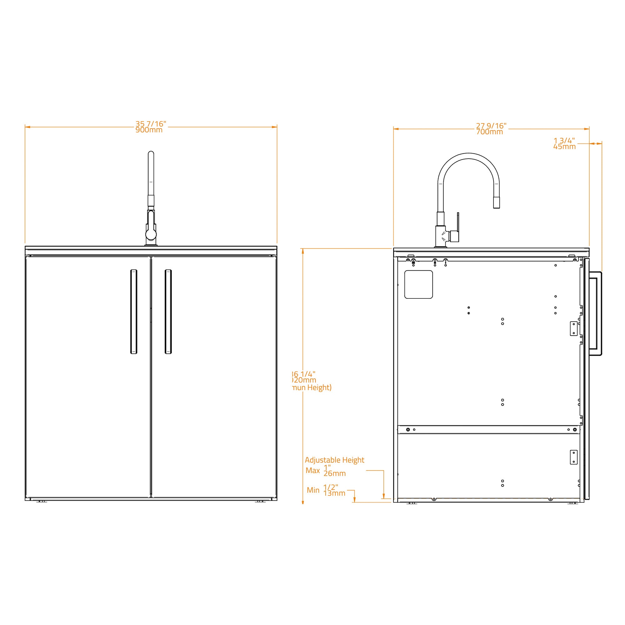 Brabura Sink Cabinet