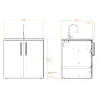 Brabura Sink Cabinet