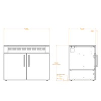 Brabura KC 120 Grill Cabinet