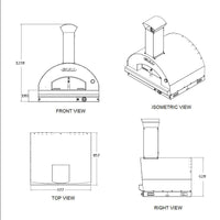 Bull BBQ Bull Extra Large Pizza Oven - LPG Gas Fuelled