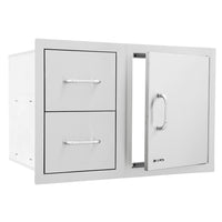 Bull BBQ Component 80cm Door and Drawer Combo