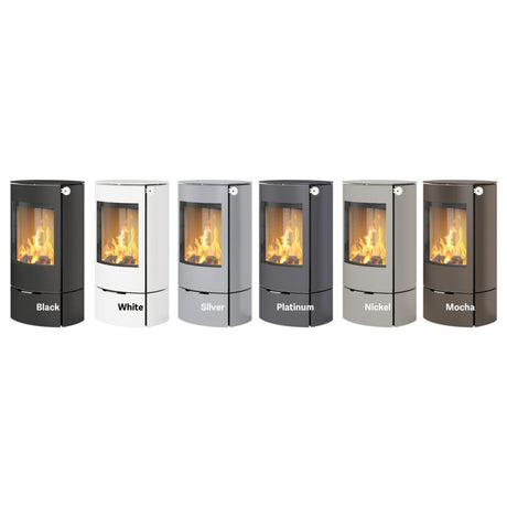 Rais Caro 90 Wood Burning Stove - Glass Door