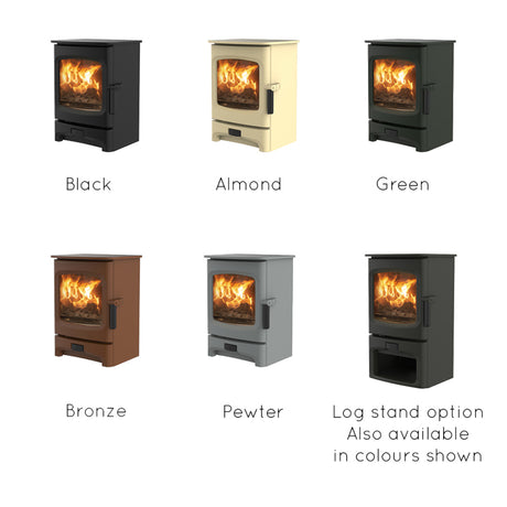 Charnwood Aire 3 Eco Wood Burning Stove - 3kW - DEFRA Approved - EcoDesign Ready