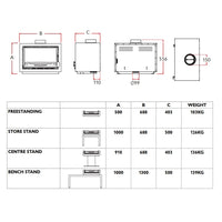 Charnwood Bay 5BX Wood Burning Stove