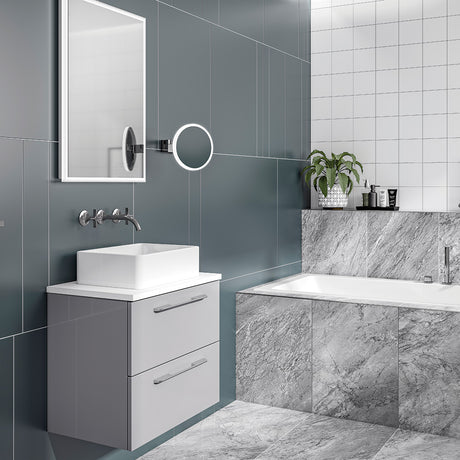 HIB Cirque Magnifying Bathroom Mirror