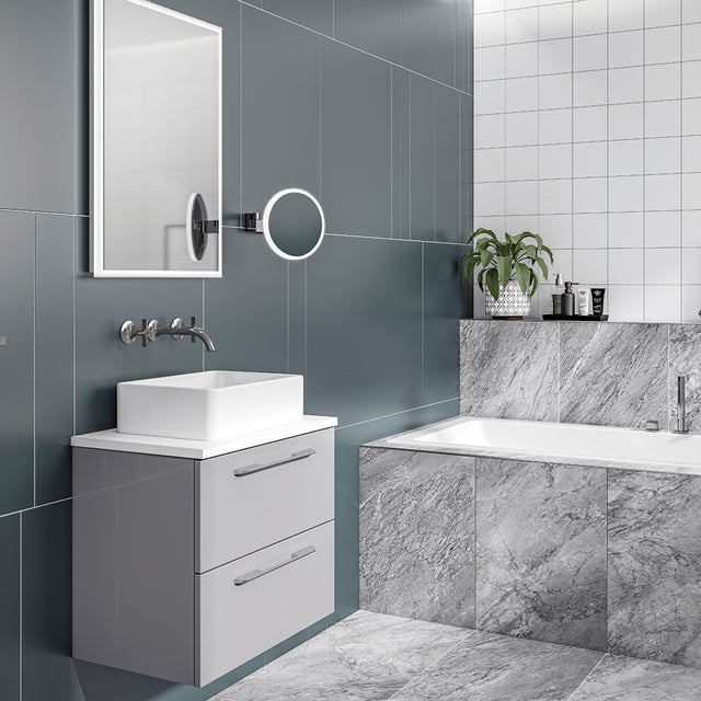 HIB Cirque Magnifying Bathroom Mirror