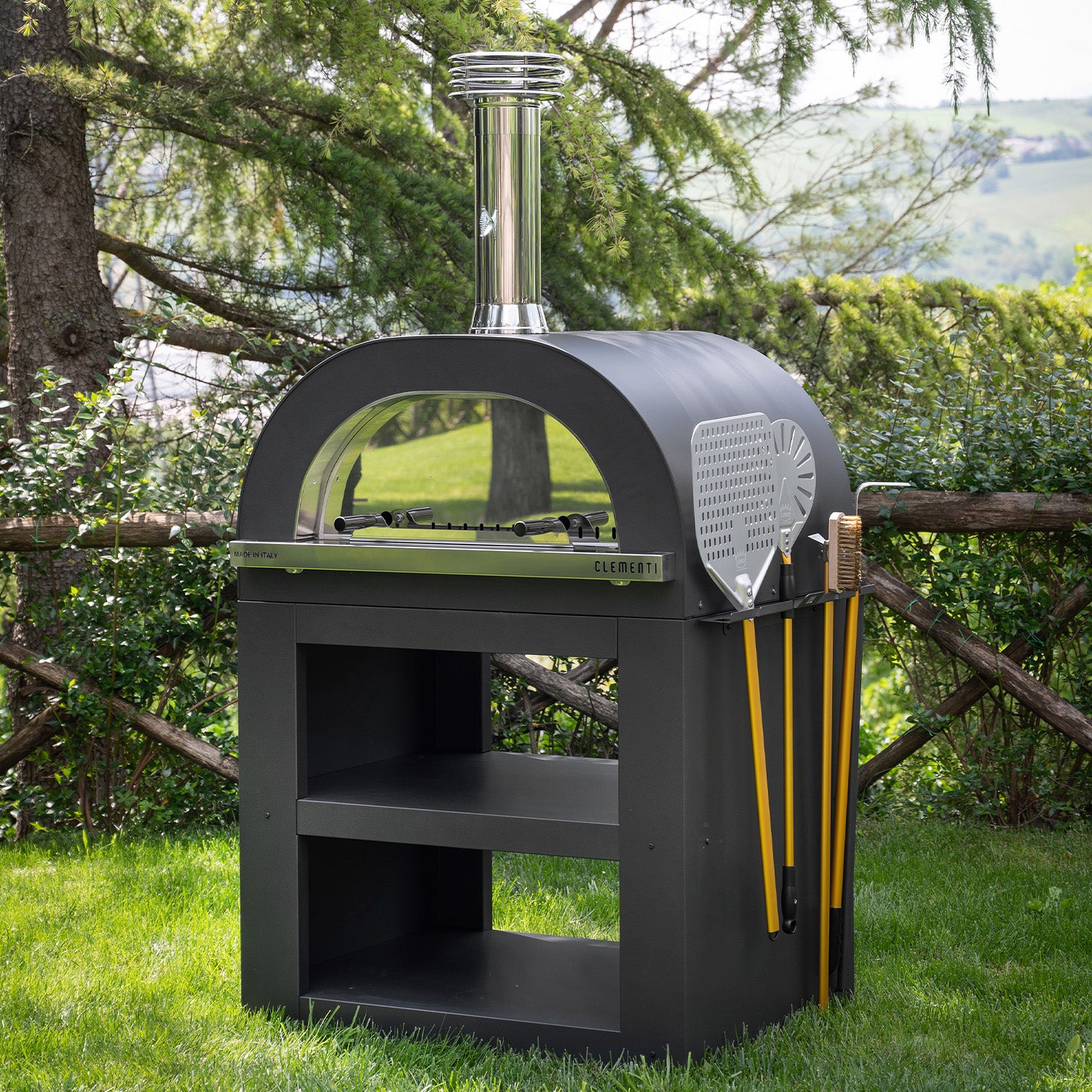 Clementi GOLD Wood Fired Pizza Oven - Small (60x60cm) - Free Tool Set Included