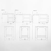 Clementi GOLD Pizza Cart - Small, Medium and Large