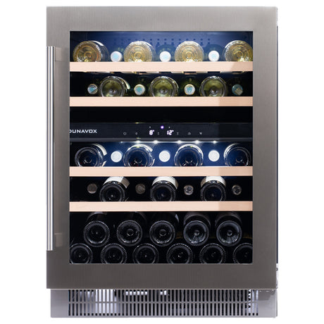Dunavox Flow-39 Undercounter Wine Cooler - Available in 2 Colours