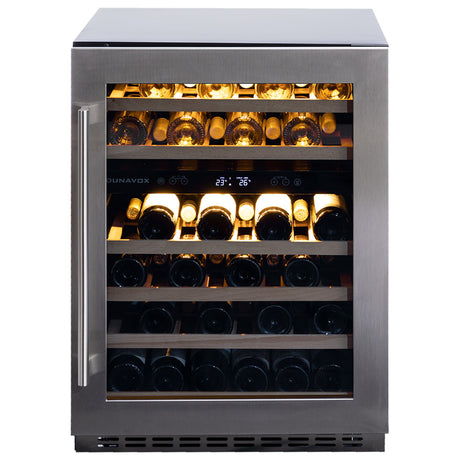Dunavox Flow-46D Undercounter Wine Cooler - Available in 2 Colours