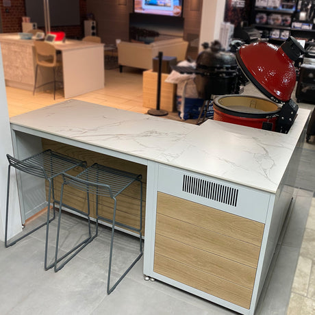 EO Outdoor Kitchen Including Kamado Joe Classic III BBQ Grill Smoker - Ex Display Model