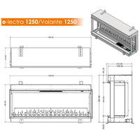 Evonic Volante 1250 Electric Fire