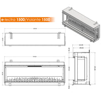 Evonic Volante 1500 Electric Fire