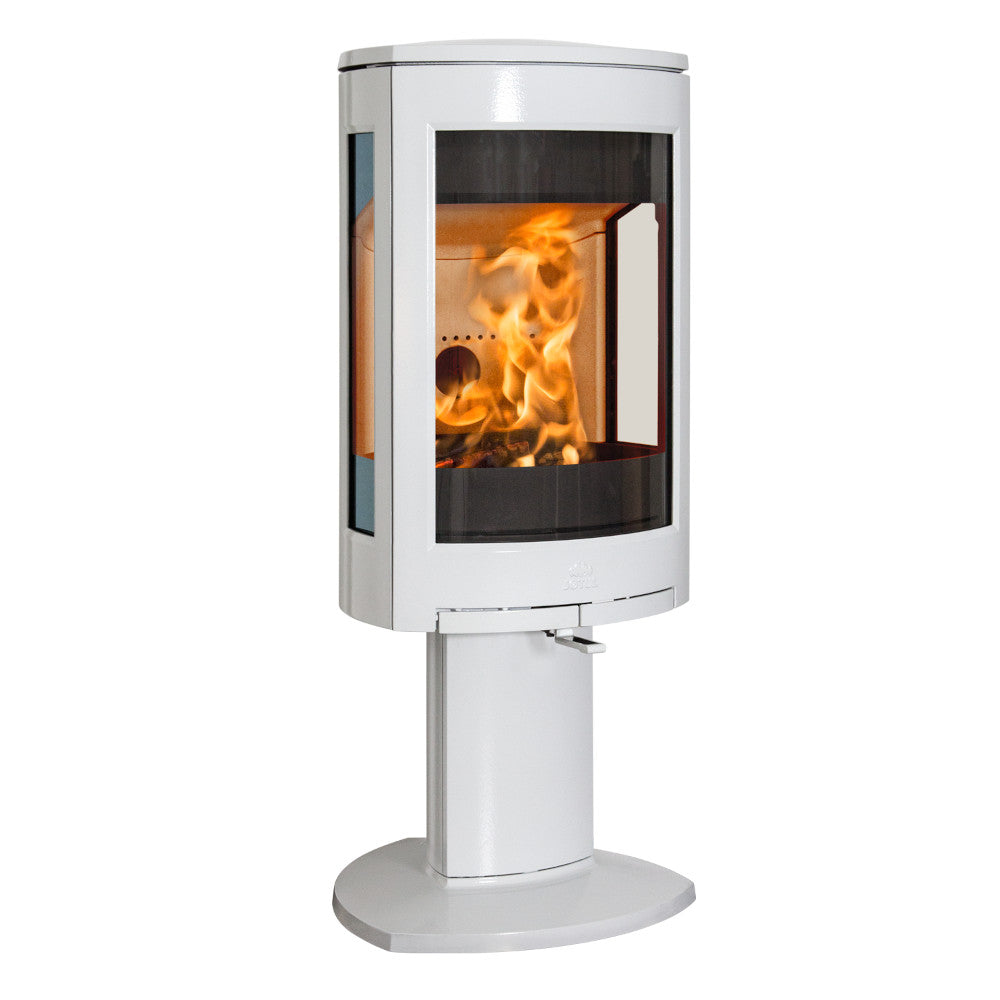 Jotul F373 V2 Advance Gloss White Enamel Wood Burning Stove