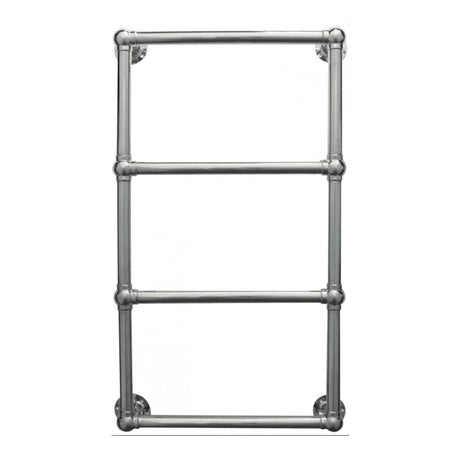 JIS - Fletching Traditional Heated Towel Rail - Polished Stainless Steel