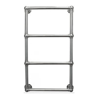 JIS - Fletching Traditional Heated Towel Rail - Satin Stainless Steel