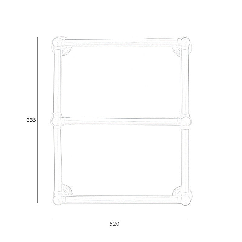 JIS - Fletching Traditional Heated Towel Rail - Satin Stainless Steel