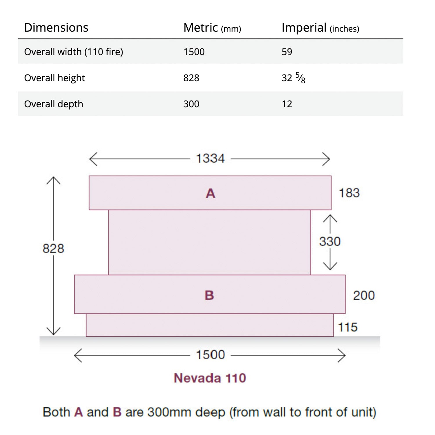 Focus Fireplaces Nevada Electric Fire Suite