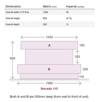 Focus Fireplaces Nevada Electric Fire Suite