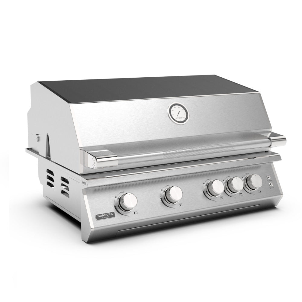 Brabura Fusion 400 Stainless Steel Built-In Gas BBQ