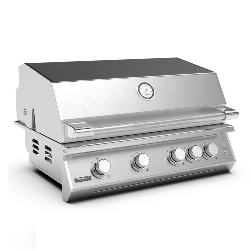 Brabura Fusion 400 Stainless Steel Built-In Gas BBQ
