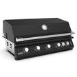 Brabura Fusion 500 Matte Black Built-In Gas BBQ