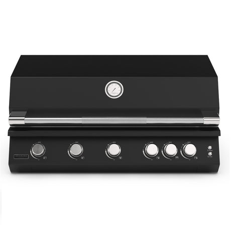 Brabura Fusion 500 Matte Black Built-In Gas BBQ