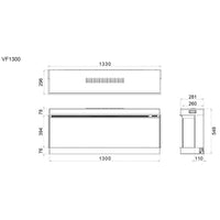 Vision Futura VF130 Electric Fire