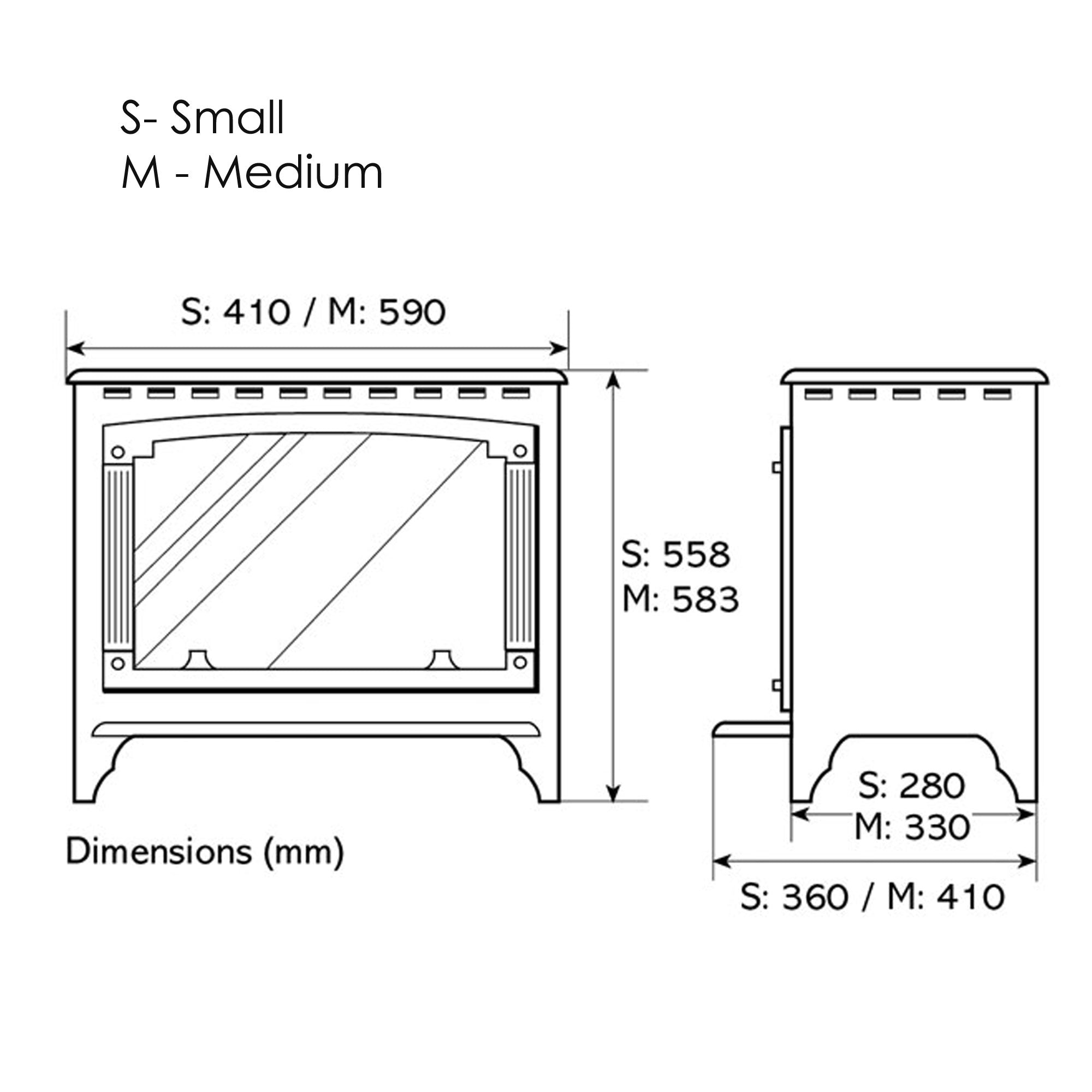 Gazco Marlborough2 Small Electric Stove