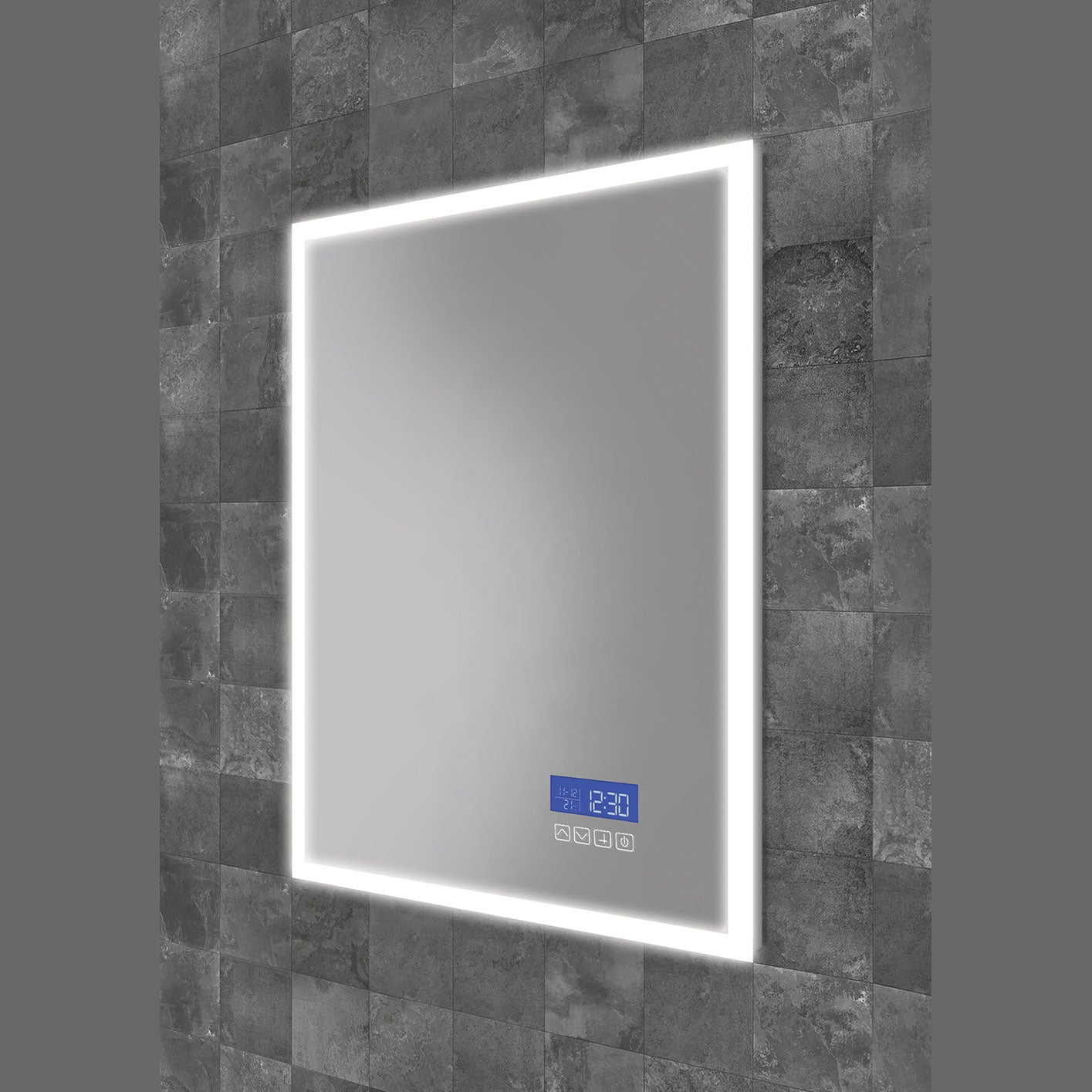 HIB GlobePlus LED Illuminated Bathroom Mirror With Smart Connectivity