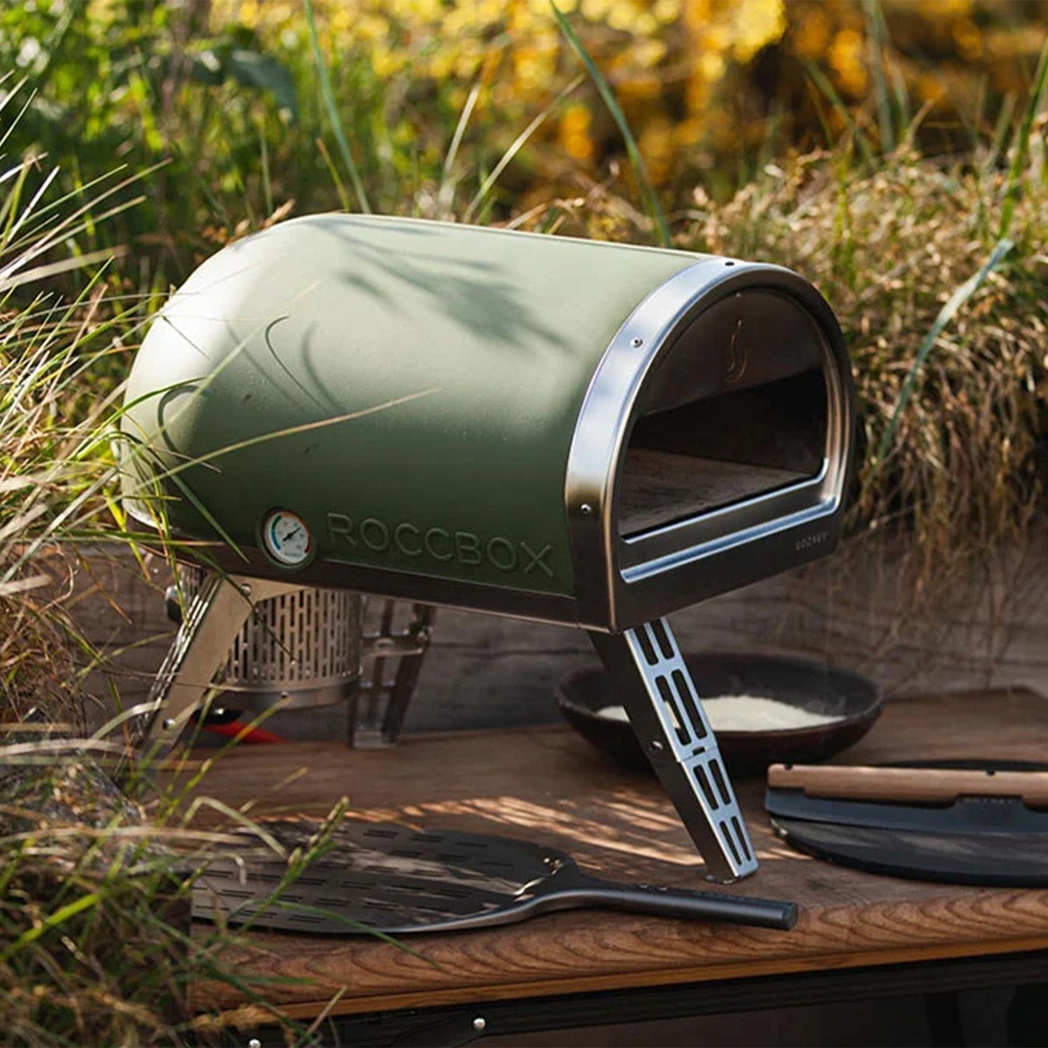Gozney Roccbox Portable Gas Pizza Oven - Olive