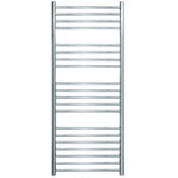 JIS - Ashdown Heated Towel Rail - Satin stainless steel