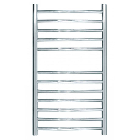 JIS - Camber Heated Towel Rail - Satin stainless steel