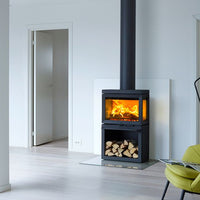 Jotul F520 3 Sided Wood Burning Stove - Freestanding