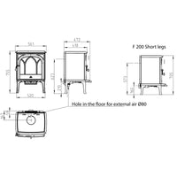 Jotul F200 V2 Wood Burning Stove