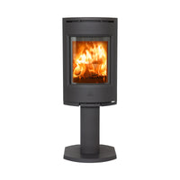 Jotul F136 Wood Burning Stove with Pedestal - Optional Side Glass