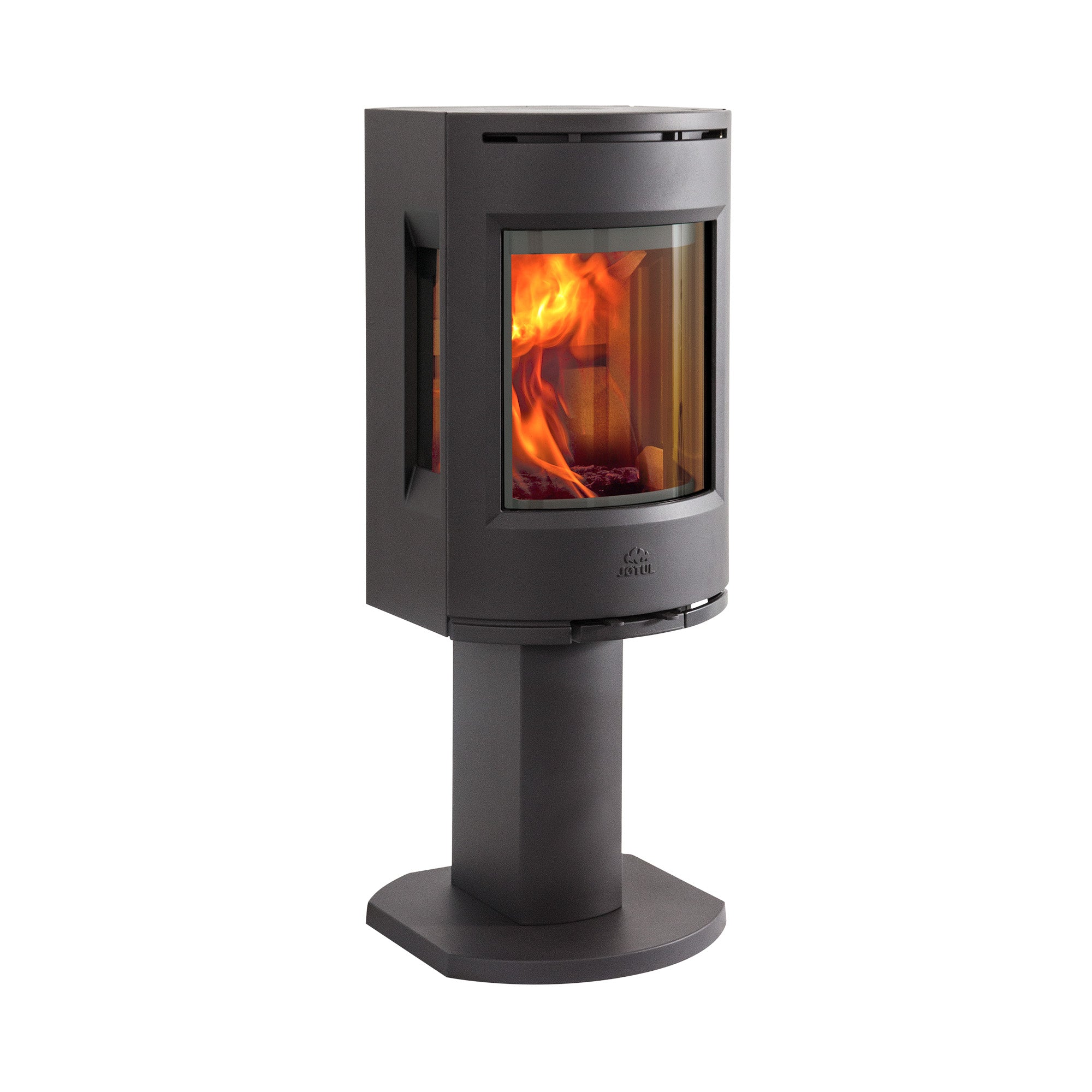 Jotul F136 Wood Burning Stove with Pedestal - Optional Side Glass