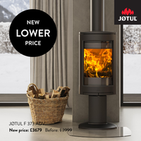 Jotul F373 Advance Wood Burning Stove In Black