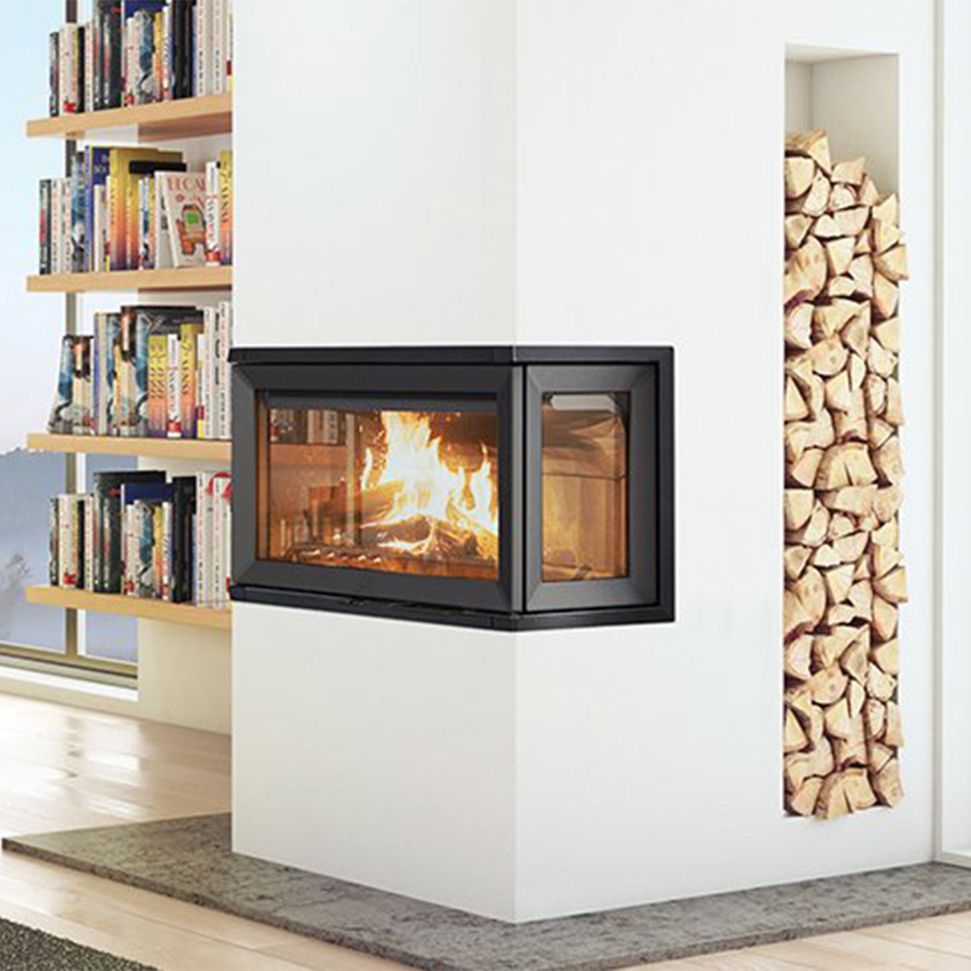 Jotul I 620 Wood Burning Stove - Optional Side Glass