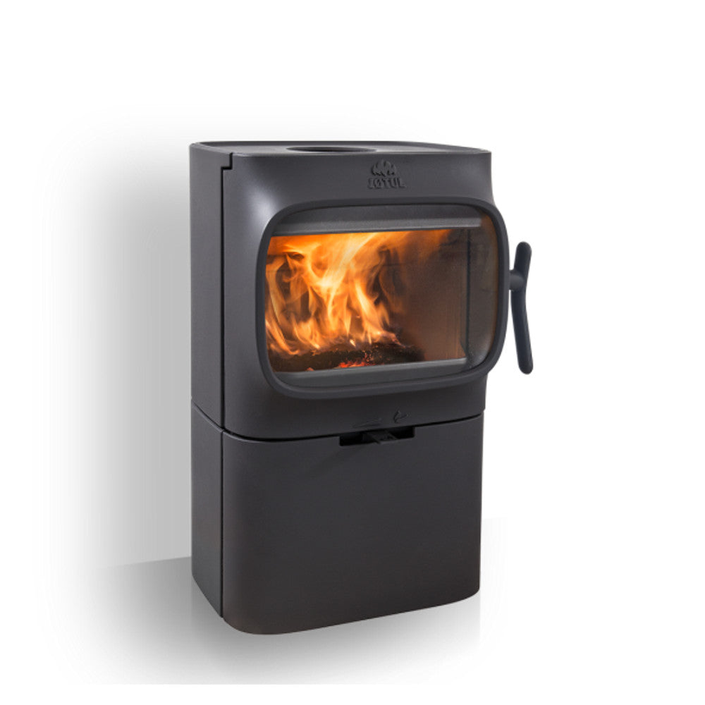 Jotul F105 Wood Burning Stove with Base Unit - Black