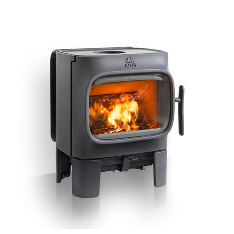 Jotul F105 Wood Burning Stove with Short Legs - Black