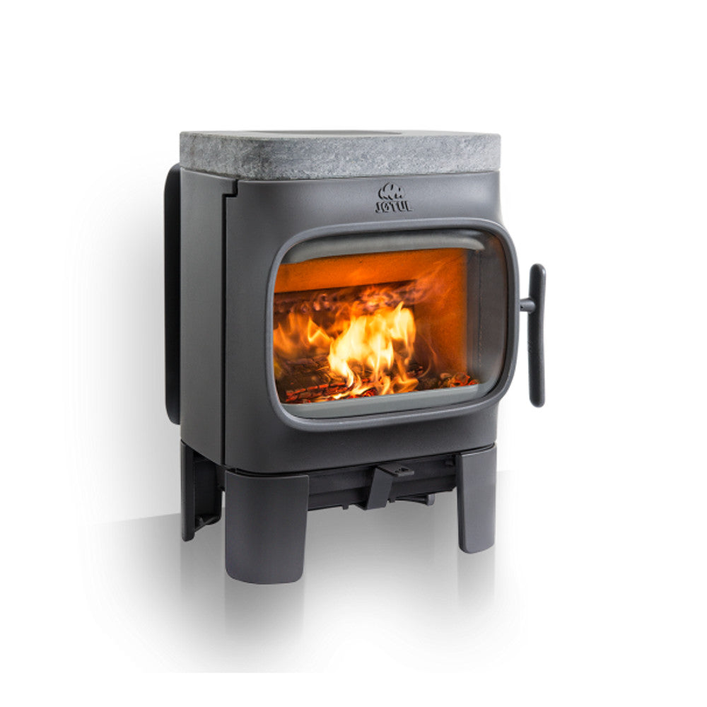 Jotul F105 Wood Burning Stove with Short Legs - Black