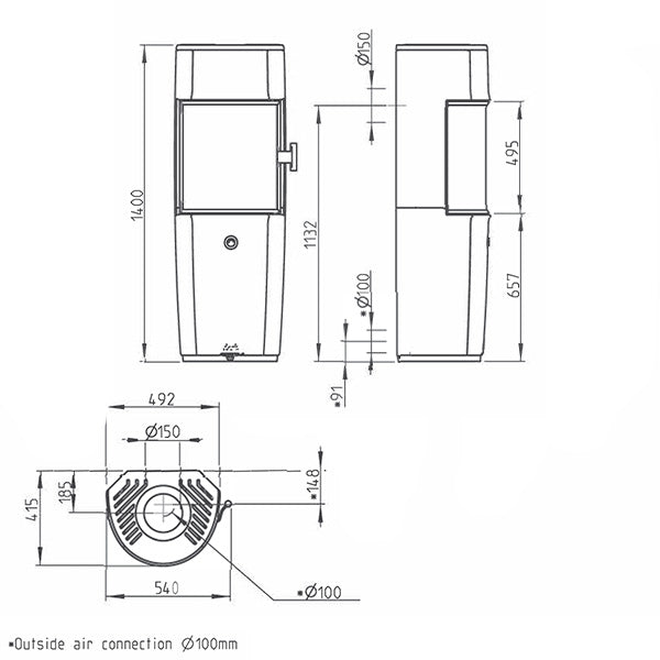 Jotul F174 Wood Burning Stove