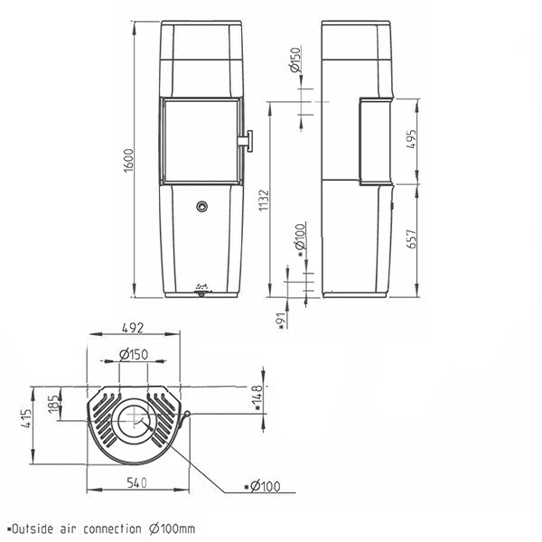 Jotul F176 Wood Burning Stove