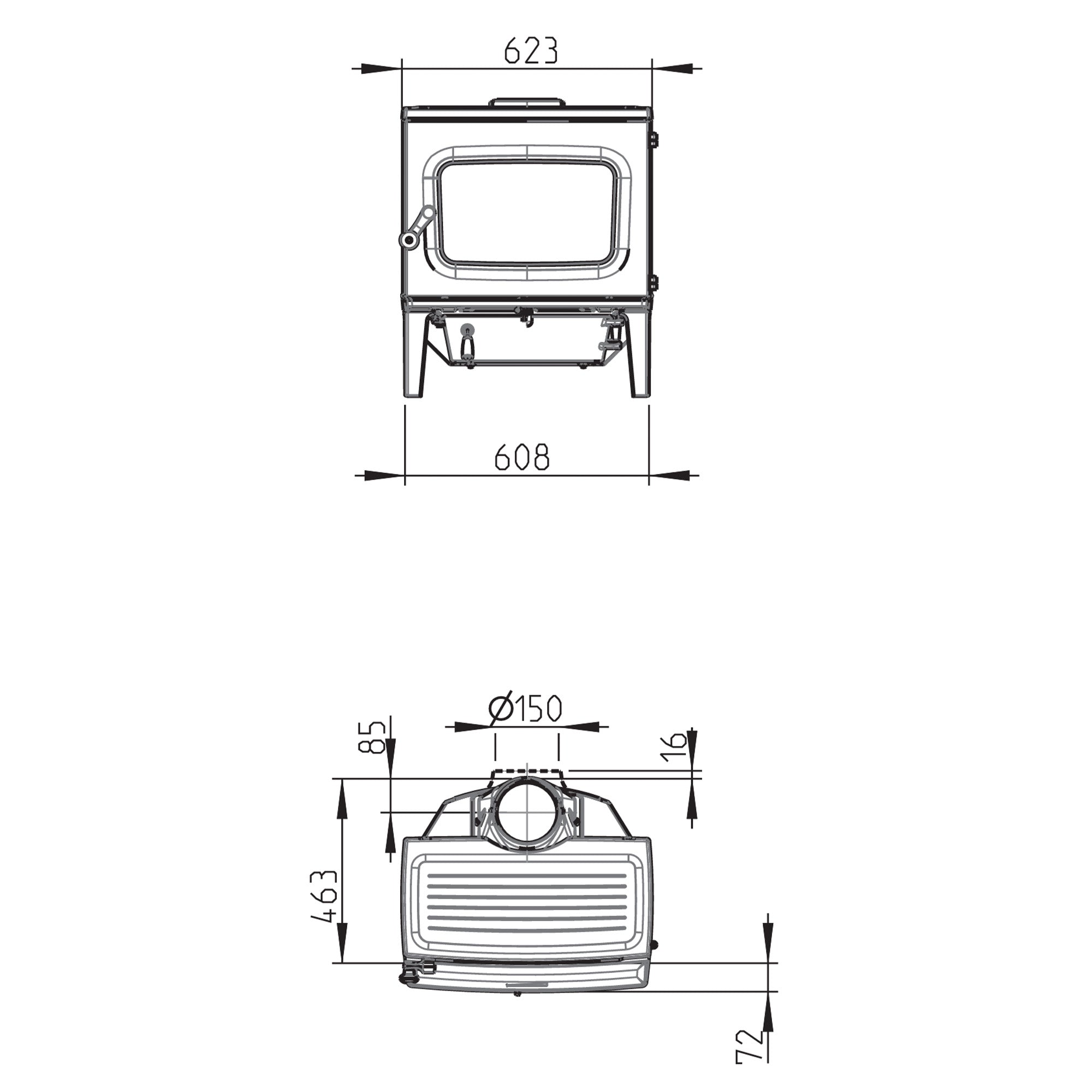 Jotul F405 Wood Burning Stove