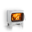 Jotul F305 Wood Burning Stove with Short Legs - White Enamel
