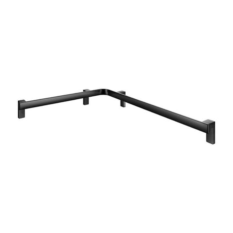 Keuco Axess Corner Grab Rail for Shower/ Bath in Matt Back Finish - Available in Various Sizes