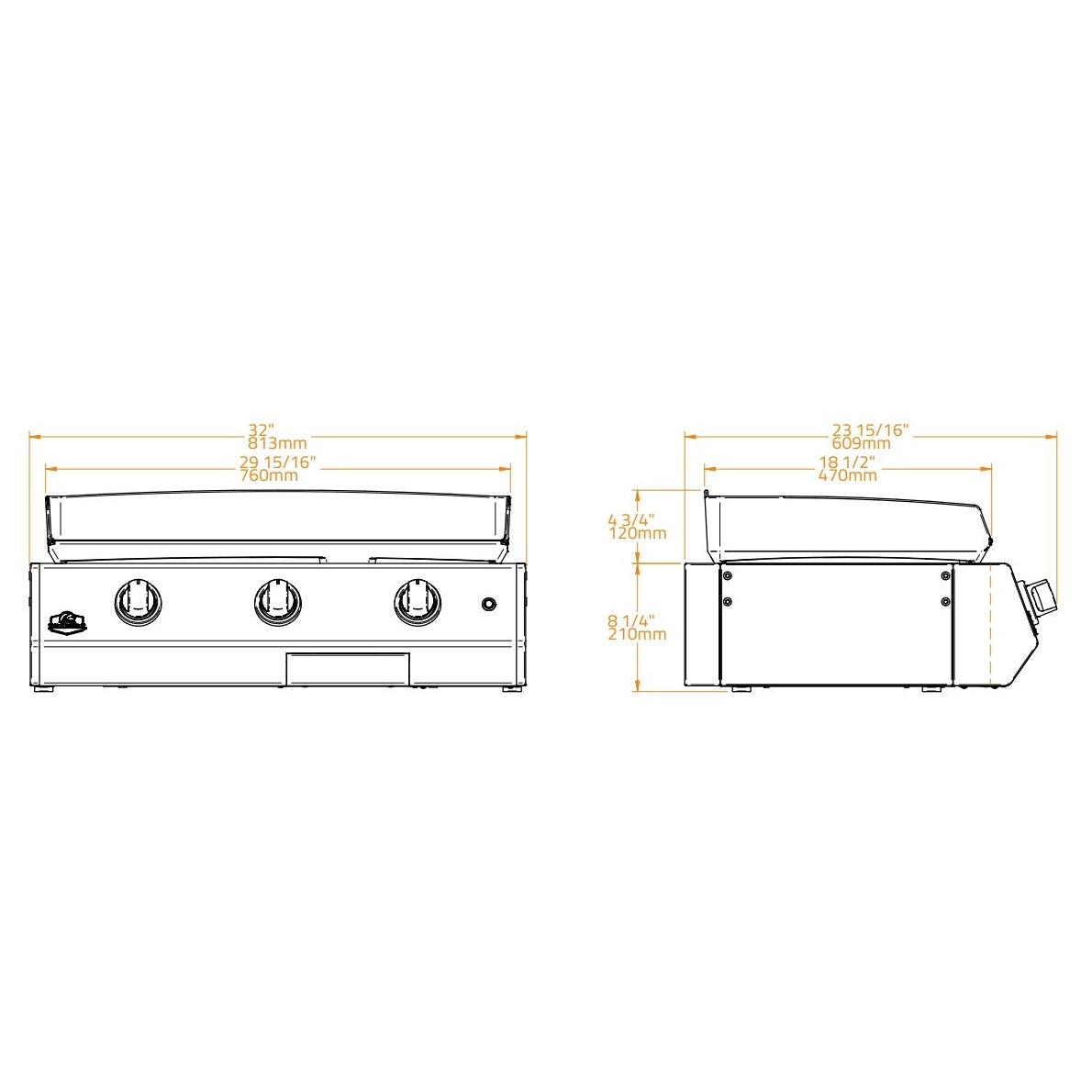 Brabura L Class Original 30 Griddle