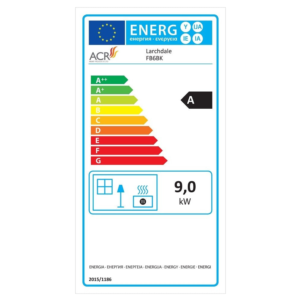 ACR Larchdale 9kW Wood Burning Stove - EcoDesign Ready
